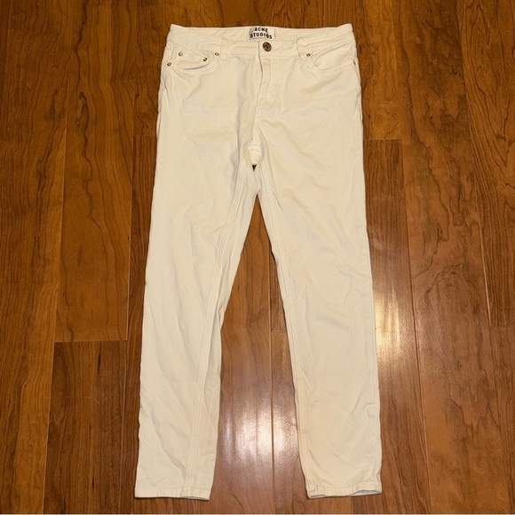 ACNE STUDIOS Skin 5 Silver Blue Slim Skinny Jeans size 28 - Picture 1 of 7